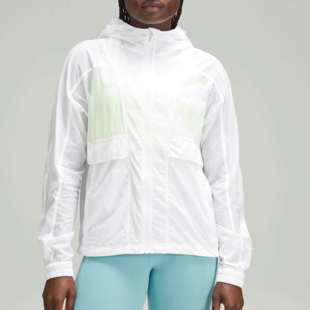 🤍 Lululemon | Hood-Lite Relaxed-Fit Jacket | White | Size XL/14 🤍